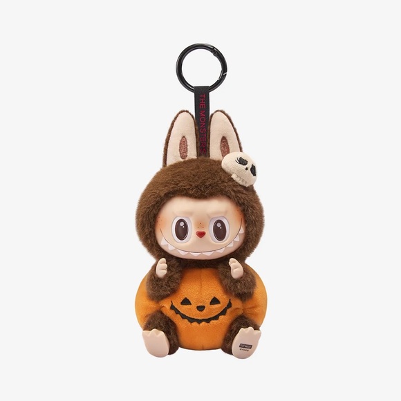 POP MART Other - AUTHENTIC & SEALED LABUBU Happy Halloween Party Sitting Pumpkin Vinyl Plush